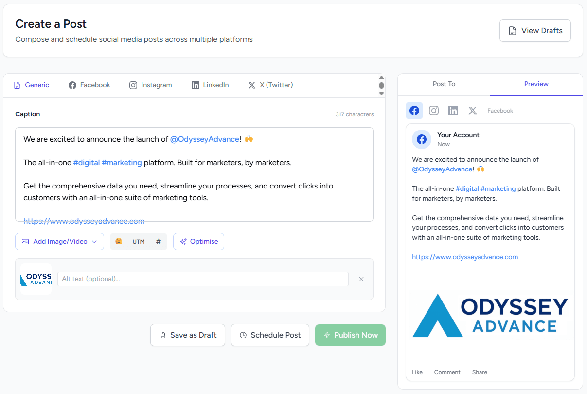 Social Media Tool